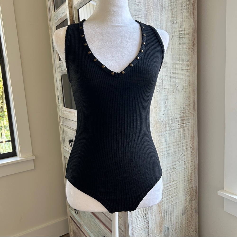 BNNU POL Worn Black Bodysuit